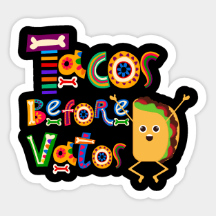 Tacos Before Vatos Sticker